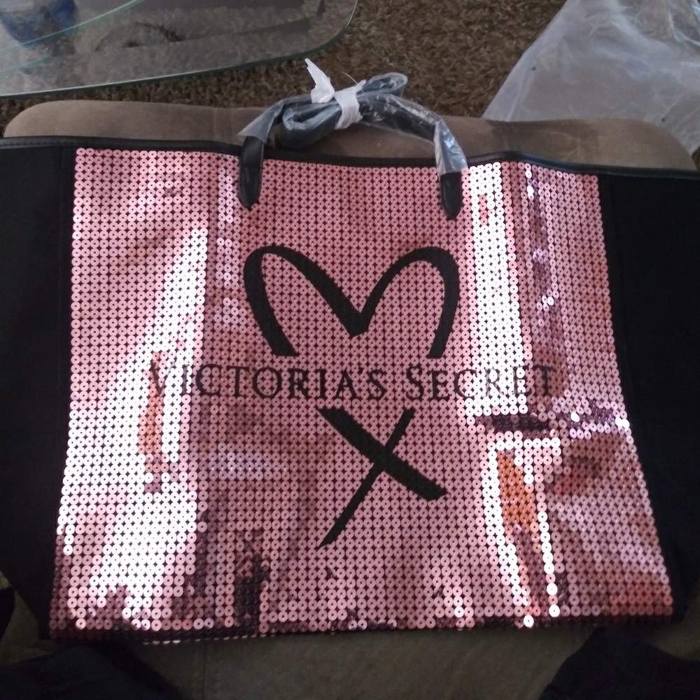 Brand New Victoria's Secret Bling Tote Handbag